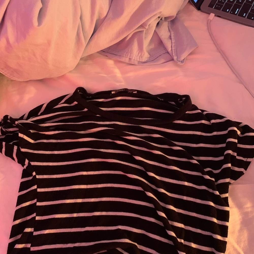Striped crop top